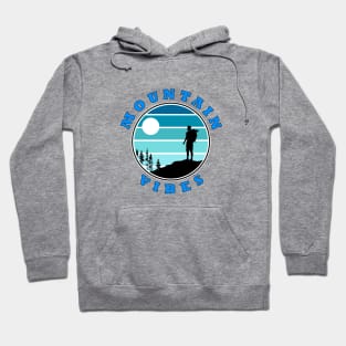 Mountain Vibes - retro - Slogan Design Hoodie